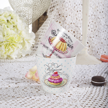3.9 Inches Elegant Ceramic Bulk Ice Cream Cup